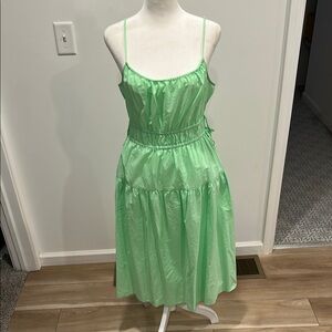 Chic Mint Green Spaghetti Strap Dress